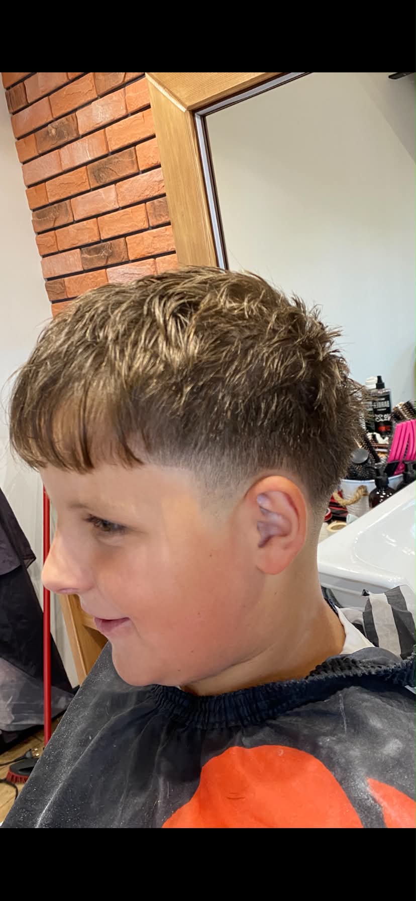 Stylizacja męskiej fryzury Oliweczka Barber – realizacja 5